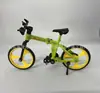 Mini Adornos de Modelo de Bicicleta de Aleación Llavero de Bicicleta Clip de Regalo para Ciclismo Máquina de Bolas de Chicle Regalo Pequeño