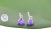 Materiales para Pendientes Hechos a Mano, Accesorios de Plástico para Pendientes, Pendientes de Resina con Circonita Triangulares con Anillas Colgantes, Venta al por Mayor de Fábrica