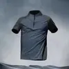 Camiseta de Manga Corta para Hombre, Marca de Moda, Corte Holgado de Verano, Manga de Tres Cuartos, Nuevo Modelo 2025, Estilo de Celebridad de Internet, Top Sencillo con Estampado