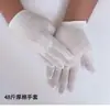 Venta al por mayor del fabricante Guantes de algodón desechables Blancos Ceremoniales Delgados de Trabajo Protección Laboral Trabajo Industrial Jersey Engrosado y Duradero