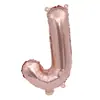 Decoração de Aniversário Casamento Versão Americana Balões de Filme de Alumínio com Letras 16 polegadas Letras A-Z Balões de Folha de Alumínio Rose Gold Atacado