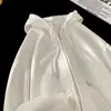 Sudadera con capucha transfronteriza para hombre y mujer, nuevo estilo de primavera, forrada de forro polar, corte holgado, versátil, casual, fitness, deportes, chaqueta cárdigan