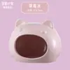 Hámster Transfronterizo Orejas de Gato Nido de Cerámica Refrigeración de Verano Casa de Hielo Escondite para Hámster Dorado Nido para Dormir Decoración Suministros