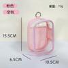 Bubble Mart Bolso de Paseo para Bebé Estilo Japonés Almacenamiento de Muñecas Transparente 16cm A Prueba de Polvo Tejido Ligero Bolsa Colgante para Jardín Bolsa de Almacenamiento para Dolor