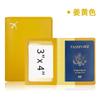 Bolsa de Passaporte de Couro Bronzantada Multicor para Viagem Transfronteiriça Conjunto de Porta-Passaporte de PU Costurado à Mão Porta-Passaporte com LOGO
