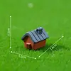 Paisaje en miniatura con adorables gatitos y zorros en blanco y negro, una serie de figuras de animales pequeños para jardinería, paisajismo, decoraciones de bricolaje y pequeños adornos