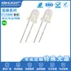 F5/5MM cabeza redonda con LED monocromático de niebla lateral, cuentas de luz indicadora en línea, pies largos pies cortos, tubo luminoso de dos niveles, led