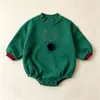 Enterizo de otoño e invierno para bebé estilo europeo y americano de Navidad Sudadera enteriza a juego para hermanos de Navidad