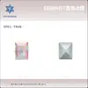 6*8mm Cristal de Rocha de Cinco Passos Diamante de Cristal K9 Retangular Ângulo Reto Acessórios Explosivos Vidro Joias para Nail Art Diamante para Nail Art Atacado