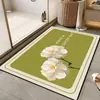 2026 Tejido de Tecnología Fresca Alfombra Suave para Piso Alfombra Baño Tocador Entrada Absorbente de Agua Antideslizante Felpudo