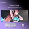 Alfombrilla de Ratón 2D de Anime No Regrets para E-Sports, Engrosada, Antideslizante, Resistente al Desgaste, Resistente a la Suciedad, Alfombrilla para Escritorio de Computadora de Oficina