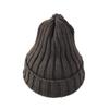 Moda Coreana Chapéu de Tricô com Placa de Luz Colorida Doce Cor Sólida Unissex Outono e Inverno Chapéu de Lã Pontudo Quente para Casal