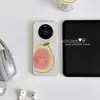 Adecuado para Funda de Teléfono Móvil Huawei Mate80, Tendencia de Moda de Gama Alta, Mate70 Dibujos Animados, Diseño Lindo y Fresco de Guayaba