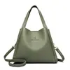 Bolso de Cuero para Mujer de Moda Nuevo Personalizado Bolso de Mano Bolso Cubo de Hombro para Madre Bolso Cruzado Bolso de Mano