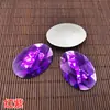 Acrílico Colorido Pedra Preciosa Tempo 30X40 Oval Planos de Baixo Não Poroso Diamante Acessórios para Joias DIY Materiais Decorativos