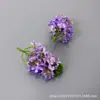 Flor de Colza, Ramilletes de Flores de Jacinto, Flores Artificiales, Ramilletes de Flores de Hortensia, Tocados para Minorías Étnicas, Caja de Regalo de Flores Artificiales, Accesorios de Flores