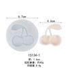 Fábrica Direta DIY West Point utensílios de cozinha Cereja fondant bolo molde bolo molde silicone molde