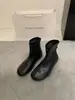 Botas planas adelgazantes de punta redonda estilo francés coreano, botines para mujer, nueva colección otoño/invierno 2026, sin cordones, botas altas hasta la rodilla