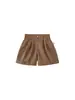 Ropa para Niños Youbao Shorts para Niñas Verano Nuevas Llegadas Bebé Dobladillo Enrollado Pantalones de Corte A Cintura Floral Color Sólido Pantalones Casuales para Niños Pequeños