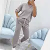 Verano 2025 Sitio Independiente Aliexpress Venta Caliente Moda Casual Conjunto Estampado Conjunto de Mujer Amazon