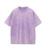 Camiseta Pesada Transfronteriza 270g Estilo Americano Lavada Vintage, Top de Algodón Puro Hilo Doble 32, Camiseta de Manga Corta para Hombre de Marca Moderna Holgada