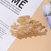 Novo Presilha de Cabelo de Moda Estilo Coreano Corais, Grampo de Cabelo com Tema Oceano, Presilha para Coque de Cabelo na Parte de Trás da Cabeça, Presilha de Tubarão, Design de Acessório de Cabelo para Menina