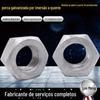 Atacado do Fabricante Porcas Galvanizadas a Quente para Energia Fotovoltaica M10M12 Porcas Sextavadas Externas de Zinco Galvanizado a Quente Especificamente para Uso Fotovoltaico
