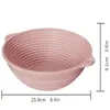 Cesta de fermentação de silicone para uso doméstico, tigela de fermentação de massa para forno, dobrável, resistente a altas temperaturas, grande capacidade, cesta de fermentação de pão
