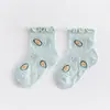 Calcetines para Niñas, Nuevo Estilo Primavera y Verano, Calcetines de Malla Transpirable de Caña Media, Estilo Delgado, Calcetines sin Costuras para Bebés y Niños Pequeños