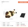 Lâmpada de panda para exterior lâmpada à prova d'água lâmpada de jardim lâmpada de paisagem Decoração de parque lâmpada de jardim de resina imitação lâmpada de gramado de animal imitação