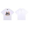 Camiseta de Manga Corta Amiri Peso Pesado Verano Holgada para Hombre y Mujer High Street Lujo Accesible Marca Americana de Moda Vtg Pareja Manga Media