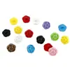 Botones de Rosa Altos de Colores Pintados a Spray Estilo Clásico Lindo Botones Decorativos para Suéteres Cardigans de Punto para Niños