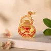 Imán de Nevera Metálico Xinzhou Atracciones Turísticas de Shanxi Cultural y Creativo Marea Nacional Souvenirs Turísticos Imanes de Nevera de Aleación Venta al por Mayor