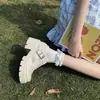 Sapatos Mary Jane femininos de sola grossa, nova coleção primavera/verão 2026, perfeitos com saias, pretos, estilo japonês retrô, bico redondo, salto grosso, sapatos pequenos de couro