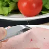 Pinzas de acero inoxidable para pelos de cerdo, herramienta para depilar, pinzas para espinas de pescado, pinzas para plumas de pato, pinzas para plumas de pollo, herramienta para depilar vello facial, pinzas anguladas de cocina