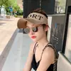 2022 Nuevo Estilo Caliente Sombrero de Mujer Moda de Verano Top Abierto Sombrero para el Sol Protector Solar Coreano Casual Pico de Pato
