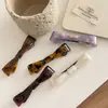 Grampo de Cabelo Laço Estilo Coreano Grampo de Acetato Presilha de Mola Traseira para Menina Grampo de Franja de Alta Qualidade Acessórios de Cabelo para Mulheres
