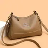 2026 Nuevo Modelo Bolso de Piel Suave de Gama Alta para Madres de Mediana Edad, Nuevo Bolso de Hombro o Axila Sencillo para Viajes Diarios con Gran Capacidad