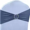 Exclusivo Amazon Transfronteiriço Hotel Banquete de Casamento Mesa e Cadeira Laço Decoração de Casa Faixa Elástica Flor para Encosto de Cadeira