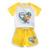 Conjunto infantil Wang Wang 2022 verano nuevo para niños y niñas camiseta de manga corta shorts moda lindo dos piezas moderno