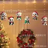 Set Transfronterizo de 12 Piezas de Animales Navideños de Madera Decoraciones para la Casa Navideña Decoración Artística Navideña para Interiores Colgantes