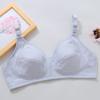 Ropa Interior para Mamá Zhangyan Hebilla Trasera Sin Aros de Acero Algodón Fino Algodón Modal Transpirable Sujetador para Mediana Edad y Adulto Mayor Sujetador Cómodo