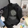 Camisetas unisex de manga corta de cinco cuartos, holgadas, con estampado de dibujos animados, para verano, al por mayor para fabricantes, en tallas grandes