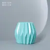 Jarrón de Cerámica Moderno Sencillo para el Hogar Jarrón Blanco Artesanía China de Cerámica Muebles para el Hogar Jarrón para Flores Artificiales