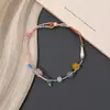 Pulseira de Peixe Colorida Tecida Dopamina Novo Estilo Chinês Fresca Doce Pulseira para Mulheres Simples Versátil Joia de Nicho