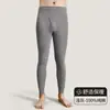 Pantalones largos para hombre de color liso de lana, finos, para usar debajo, ajustados, talla grande, pantalones cálidos de otoño e invierno