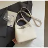 Bolso Cubo de Alta Gama de Moda para Mujer 2026 Nuevo Primavera Vintage Versátil Bolso de Mano Simple Bolso de Hombro Cruzado Moda