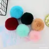 Atacado do fabricante pompom de pelúcia falso para roupas chapéus sapatos acessórios diy pingente de pompom pompom de pelo de coelho artificial falso