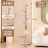 Perchero de Madera Maciza de Pie Perchero para Abrigos Dormitorio Hogar Perchero Simple Vertical de Madera de Haya Barra para Colgar Ropa Interior Estante para Bolsos