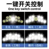 Linterna frontal USB superbrillante de luz fuerte 11 LED montada en la cabeza linterna portátil multifuncional para exteriores carga para correr de noche y ciclismo